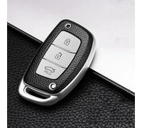 GZNBB for Hyundai Elantra I10 I20 I30 HB20 IX25 IX35 IX45 TUCSON Avante, Leather TPU Car Key Cover Bag Case Shell Holder Keychain