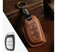 GZNBB for Hyundai IX35 Elantra Custo, Keyring Holder Shell Leather Car Key Case Cover