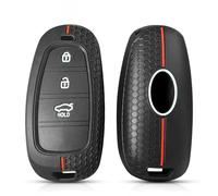 GZNBB for Hyundai Santa Fe Tucson Nexo Sonata Prime Tucson Nx4, 4 5 Buttons Silicone Keychain Car Keys Case Holder Key Cover