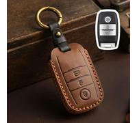 GZNBB for Kia Sportage Rio 3 Ceed Sorento Picanto Cerato Soul Optima 4 Niro X Line Forte K7 K5 K3 K2, Leather Car Key Case Cover Shell