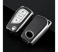 GZNBB for Toyota Corolla Camry Altis Auris Aygo Yaris RAV4 Verso, Car Folding Flip Key Case Protective Cover Bag Shell Holder Keychain