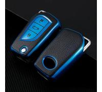 GZNBB for Toyota Corolla Camry Altis Auris Aygo Yaris RAV4 Verso, Car Folding Flip Key Case Protective Cover Bag Shell Holder Keychain