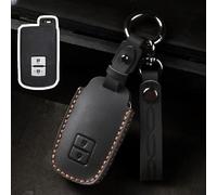 GZNBB for Toyota Prius CHR Aygo Corolla Yaris RAV4 Camry Land Cruiser Prado Auris Avalon, Leather Car Key Case Cover Shell