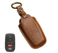 GZNBB for Toyota Sienna Highlander Camry Previa, Keyring Pouch Leather Key Case Cover Fob Keychain Holder