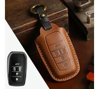 GZNBB for TOYOTA Sienna RAV4 VENZA Mirai Hybrid Vehicles Alphard PREVIA Voxy, Leather Car Key Cover Case Protector