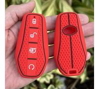 GZNBB Key Case Cover, for BYD Song Plus Atto 3 Han EV Tang DM Qin Seal Dolphin Silicone Fob Holder Keychain Car Accessories