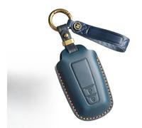 GZNBB Leather 2/3/4 Buttons, for Toyota Camry CHR Corolla RAV4 Avalon Land Cruiser Prado Prius 2017-2022 Car Key Cover Fob Keychain