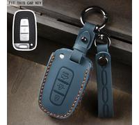 GZNBB Leather Car Key Case Cover Fob, for Hyundai IX35 Elantra Sonata 8 9 for Kia Sportage K5 K2 Sorento Optima Forte 2011-2016