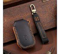 GZNBB Leather Car Key Case Cover Fob Protector Keychain Auto Accessories, for Kia Sorento Seltos K5 Sportage Ceed Cerato