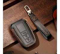 GZNBB Leather Car Key Case Cover, For Toyota Camry Corolla C-HR CHR Prado RAV4 Prius 2018 2019 2020 2/3Buttons