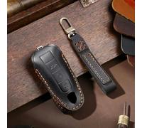 GZNBB Leather Car Key Cover Case Fob Keychain Holder Shell, for Porsche Macan 911 Panamera Boxster 986 987 981