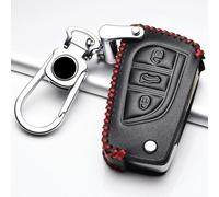 GZNBB Leather Car key cover case shell set protector fob, for Toyota aygo Yaris Highlander Camry RAV4 2 3 button