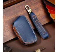GZNBB Leather Car Key Cover Keychain Holder Case Protector, for Baojun Rm5 Rs5 Rc6 Rs3 Wuling Hongguang Mini Ev