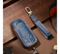 GZNBB Leather Car Key Cover Keychain Holder Case Protector, for for Audi A1 A3 8v A4 B9 A5 A6 C7 Q3 Q5 Q7 TTS RS3 RS6 R8 S3 S6 A4 TT