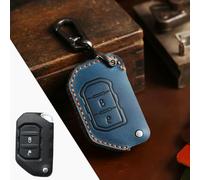 GZNBB leather car key cover keychain holder case protector, for Jeep Wrangler JL JLU