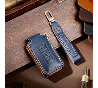 GZNBB Leather Car Key Cover Keychain Holder Case Protector, for Mitsubishi Pajero 3 Outlander III 2013-2019 ASX 2020