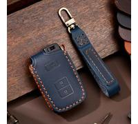 GZNBB Leather Car Key Cover Keychain Shell Case Protector, for Toyota Camry Rav4 Noah Sienta Voxy 80 Harrier Alphard Ah20 Land Cruiser