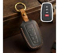 GZNBB Leather Car Key Fob Case Cover, for Toyota CHR Camry Prius Land Cruiser Prado Furniture Corolla Yaris RAV4 Highlander
