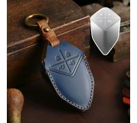 GZNBB Leather Car Key Fob Case Cover Keychain, for Changan DEEPAL SL03 CS75 PLUS UNI-V UNI-KT UNI K T V CS75PLUS 2023 2024