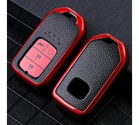GZNBB Leather TPU Car Key Cover Case Fob, for Honda CRV Accord Civic Vezel XRV URV HRV Pilot Fit Freed Key Protector Holder Shell