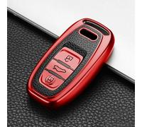 GZNBB Leather TPU Car Key Cover Case Shell Holder, for Audi A1 A3 A4 A5 A6 A7 A8 Quattro Q3 Q5 Q7 2009-2015