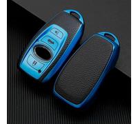 GZNBB Leather TPU Car Key Cover Case Shell Holder Protector Keychain, for Subaru XV BRZ Forester Legacy