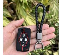 GZNBB Silicone Car Case Holder Keychain, for Peugeot 1007 807 for Citroen C8 4 Buttons