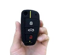 GZNBB Silicone Car Fob Key Case Holder Set, for Audi A1 A3 A6 Q2 Q3 Q7 TT TTS R8 S3 S6 RS3 RS6 Auto Protector Cover Accessories