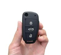 GZNBB Silicone Car Fob Key Case Holder Set, for Audi A1 A3 A6 Q2 Q3 Q7 TT TTS R8 S3 S6 RS3 RS6 Auto Protector Cover Accessories