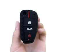 GZNBB Silicone Car Fob Key Case Holder Set, for Audi A1 A3 A6 Q2 Q3 Q7 TT TTS R8 S3 S6 RS3 RS6 Auto Protector Cover Accessories