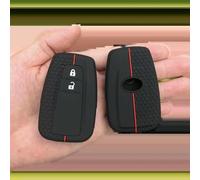 GZNBB Silicone Car Key case 2/3 buttons protector cover set, for Toyota Prius Camry Corolla Avalon CHR RAV4 Land Cruiser Prado