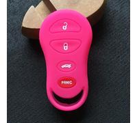 GZNBB silicone car key case cover protector holder shell set, for Chrysler Sebring for Jeep Liberty for Dodge 4 buttons