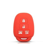 GZNBB Silicone Car Key Case Cover Shell Fob, for Toyota Camry Corolla RAV4 Vios Prius C for Highlander 2012-2017 2018
