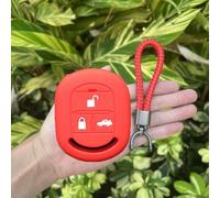 GZNBB Silicone Car Key Case Holder Shell Soft Cover Protector, for Chevrolet Lacetti Optra Nubira 3Buttons Key Chain Accessories
