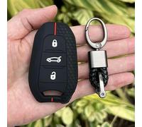 GZNBB Silicone Car Key Case Holder Shell Soft Cover Protector, for Peugeot 208 3008 5008 2008 DS5 DS6 DS3 for Citroen C5 X7