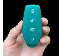 GZNBB Silicone Car Key Cover 3buttons case shell holder set, for BYD Han Ev Tang Dm/Qin PLUS/Song Pro/MAX/Yuan Dolphin Buckle