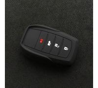 GZNBB silicone car key cover case shell, for Toyota Land Cruiser 4000 LC200 Camry Riez Rav4 Prado Innova 4button