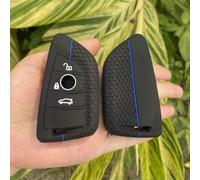 GZNBB Silicone Car Key Cover Keychain, for BMW F 1 2 3 4 5 6 Series X5 X6 Rubber Case Protector Accessories Holder Shell Set