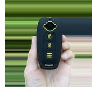 GZNBB Silicone Car Key Cover rubber fob case shell holder set, for Nissan X-trail T33 Qashqai J12 Teana 2022 2023 Keychain Accessories