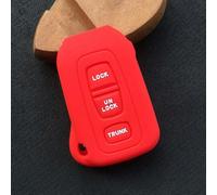 GZNBB Silicone Car Key Cover Shell Fob Case Skin, for Lexus LS LS430 RX330 RX350 RX 2002-2006 Smart Prox Enter 3 button key