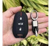 GZNBB Silicone Car Key Cover Shell Keychain, for Peugeot 208 3008 5008 2008 DS5 DS6 DS3 for Citroen C5 X7