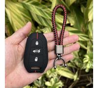 GZNBB Silicone Car Key Cover Shell Keychain, for Peugeot 208 3008 5008 2008 DS5 DS6 DS3 for Citroen C5 X7