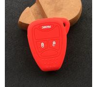 GZNBB silicone Car Key Shell Cover, for Chrysler 300 Dodge Caliber for Jeep Patriot Pacifica Liberty 2+1 3 Buttons