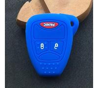 GZNBB silicone Car Key Shell Cover, for Chrysler 300 Dodge Caliber for Jeep Patriot Pacifica Liberty 2+1 3 Buttons