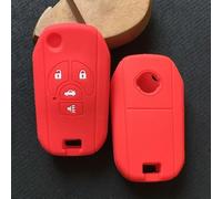 GZNBB Silicone Modified Flip Key Shell Case, for Nissan Sylphy Cube Juke Rogue Micra Qashqai Altima Maxima Sentra Versa 4 Button