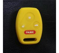 GZNBB silicone rubber car key cover case, for Honda ACCORD FIT CIVIC ODYSSEY 2005-2007 4 button