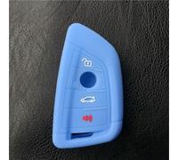 GZNBB silicone rubber car key fob cover case wallet bag holder, for BMW 2016 2017 X1 F48 X3 X4 X5 X6 730 740 750 3 4 button key case