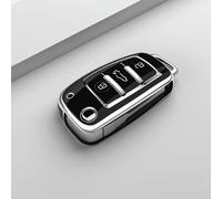 GZNBB Soft TPU Car Flip Key Case Cover Holder, for Audi A1 A3 A6 A6L Q2 Q3 Q7 TTS R8 S6 RS3