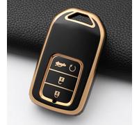 GZNBB Soft TPU Car Key Case Cover, for Honda CRV CR-V Fit Civic Accord HR-V HRV City Odyssey XR-V Key Accessories Keychain