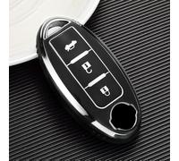 GZNBB Soft TPU Car Key Case Cover Shell Fob, for Nissan Qashqai X-Trail T32 T31 Juke J10 J11 Kicks Tiida Pathfinder Note for Infiniti